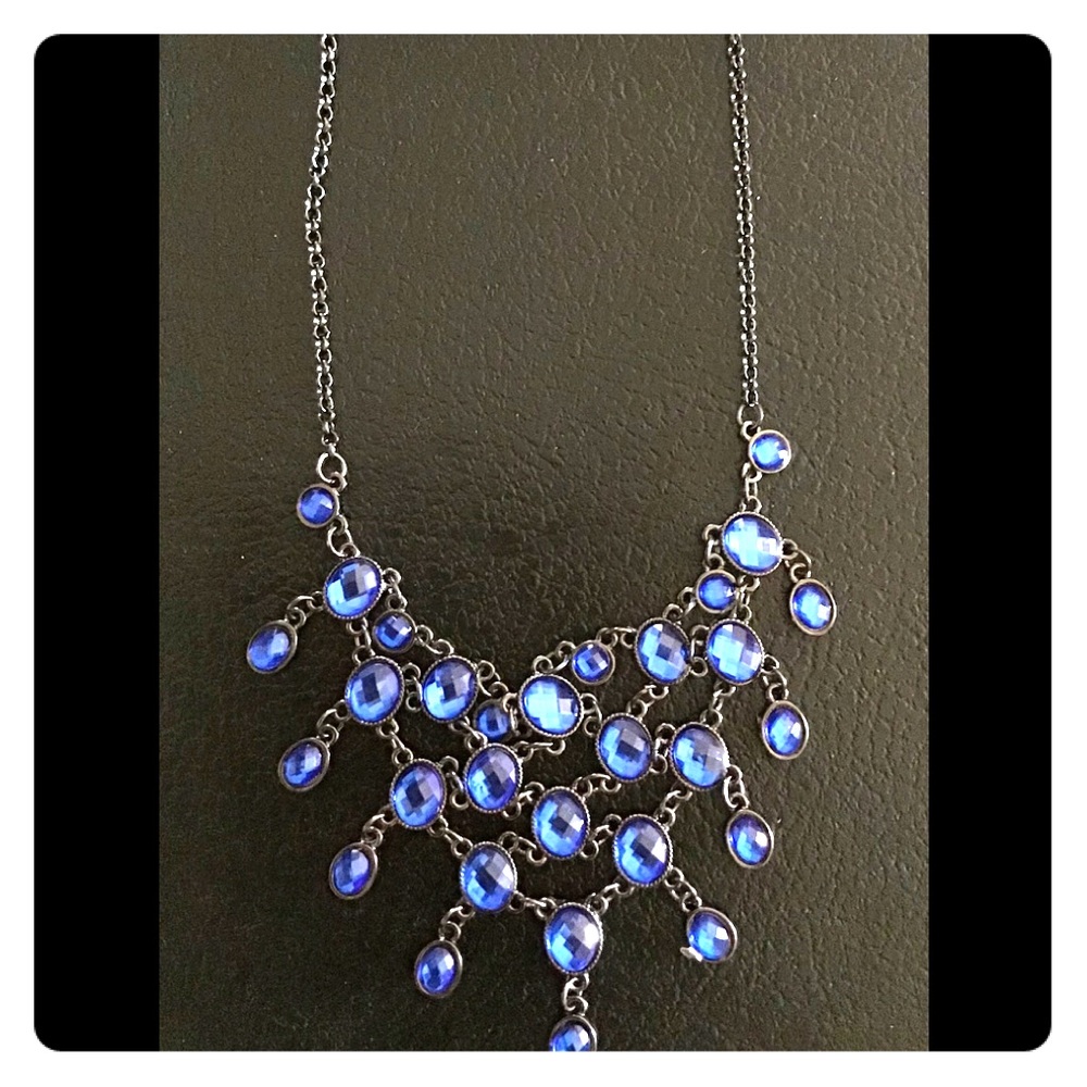Blue necklace